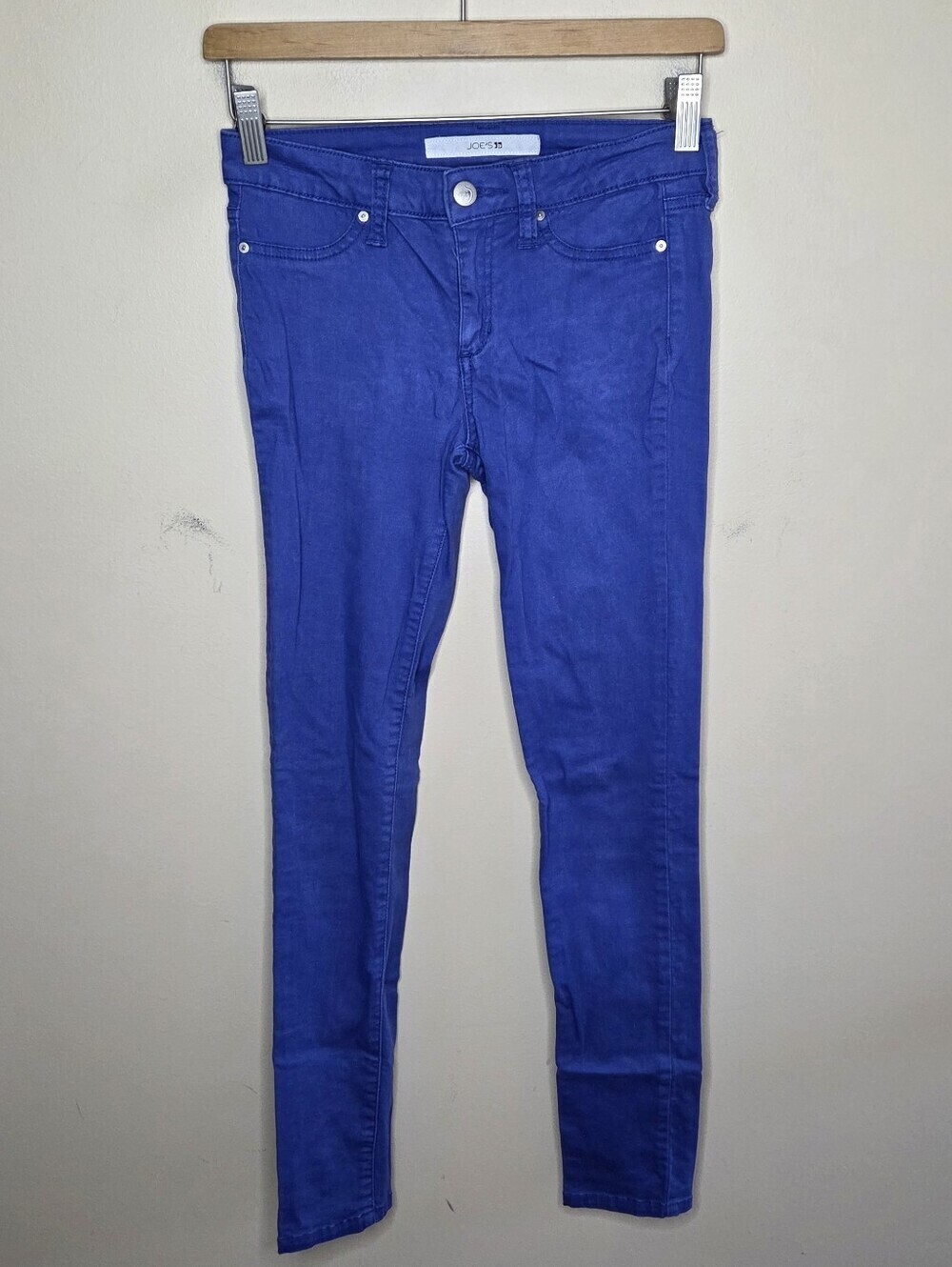 Joe's Jeans Cobalt Blue Skinny Low Rise Jeans Girls Size 14 Y2K Casual 2000s